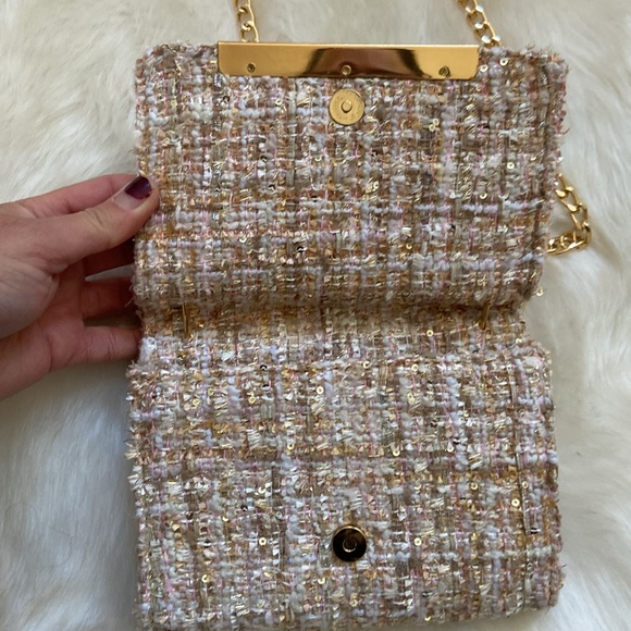 Beautiful Aldo sparkly tweed bag mini size - Picture 7 of 9